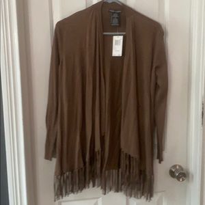 NWT. Women’s Fringe Cardigan perfect condition